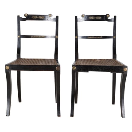 Pair of Egyptian Revival Chairs CH205179