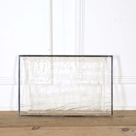 Clear Lucite Tray with Chrome Edging WD298588
