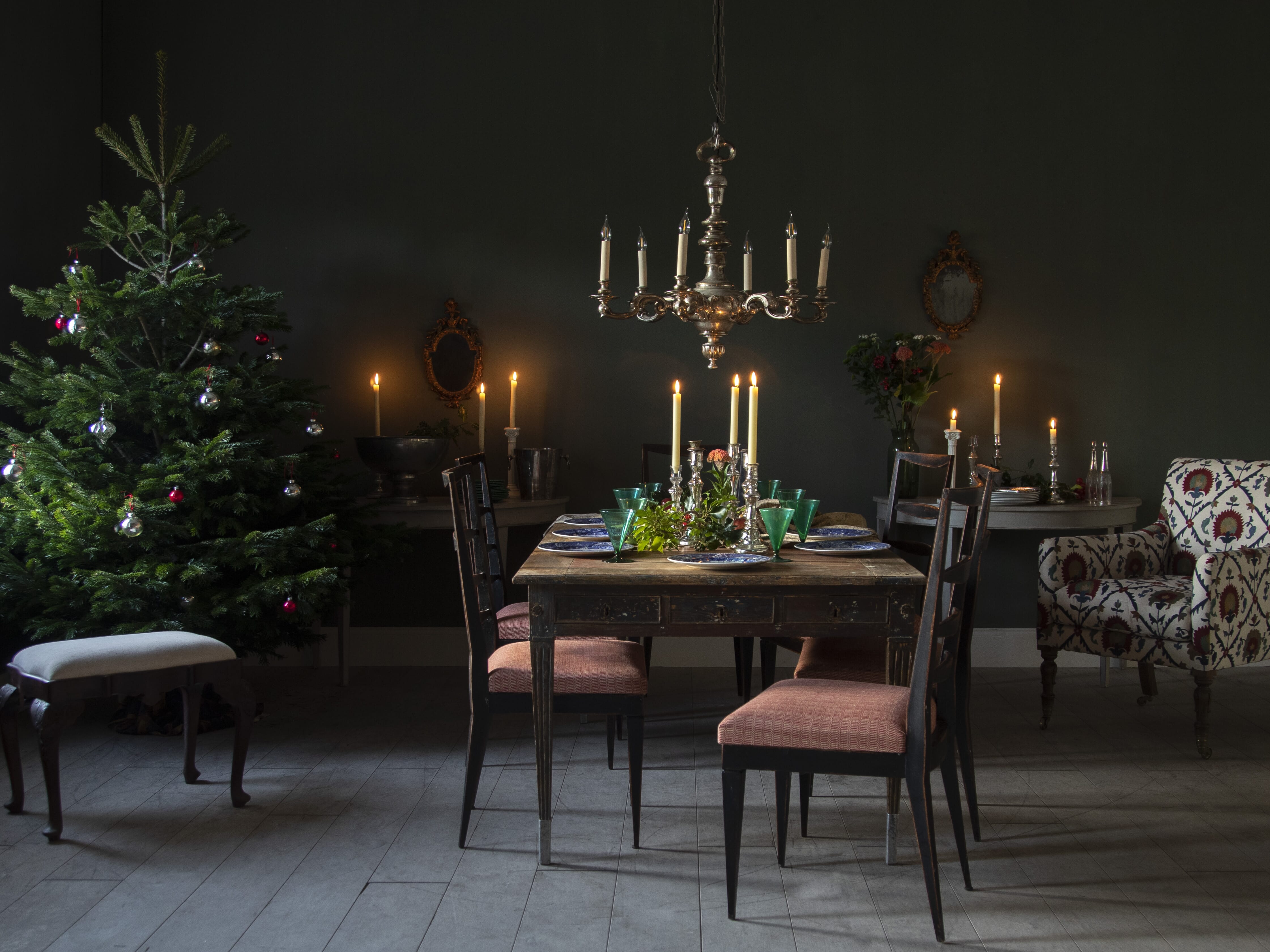 A Christmas table to swoon over