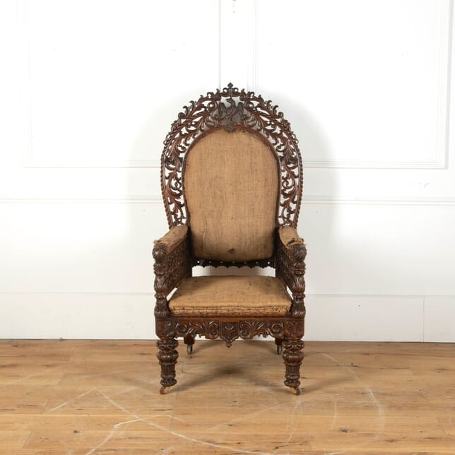 19th Century Anglo-Indian Armchair CH0311389