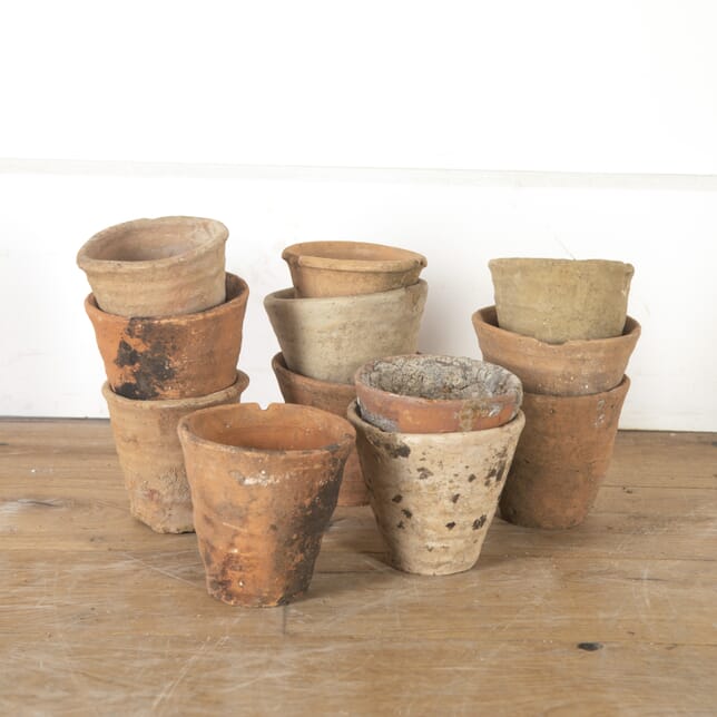 Twelve 19th Century Spanish Plant Pots DA7914004