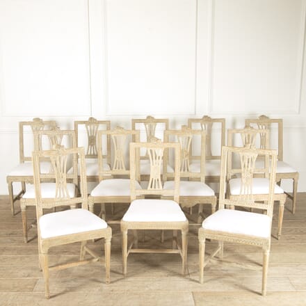 12 Swedish Dining Chairs from Lindome CD9214141