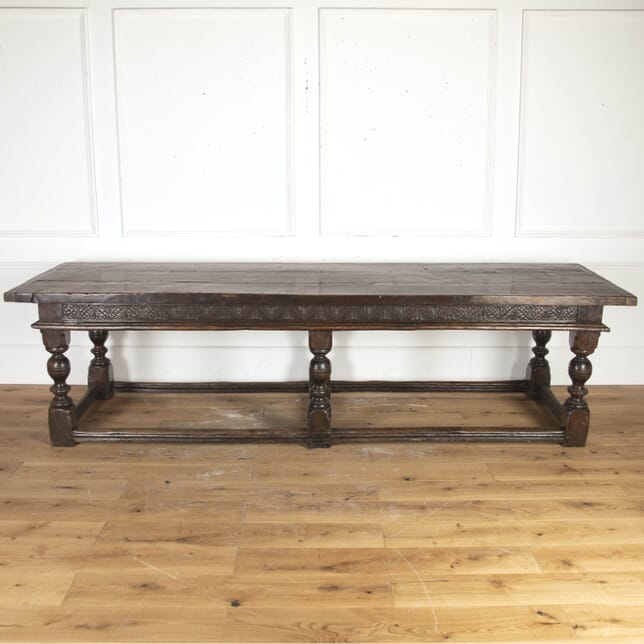 17th Century Style Oak Refectory Table TA8715288