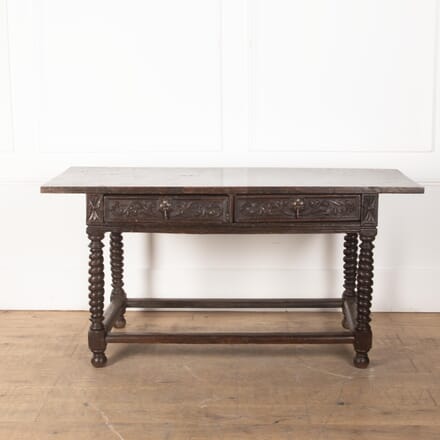 17th Century Spanish Walnut Side Table CO3929701