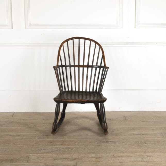 18th Century Oak and Ash Windsor Rocking Chair CH7712347