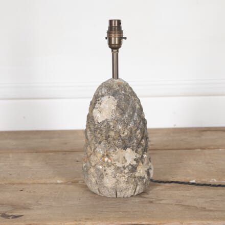 18th Century Carved Cotswold Stone Lamp LL0928270