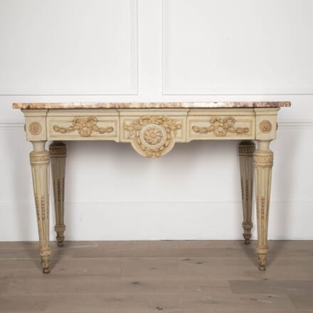 Louis XVI Period French Painted and Gilt Console Table CO9232802