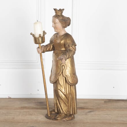 18th Century French Hand Carved and Giltwood Figure DA3432988