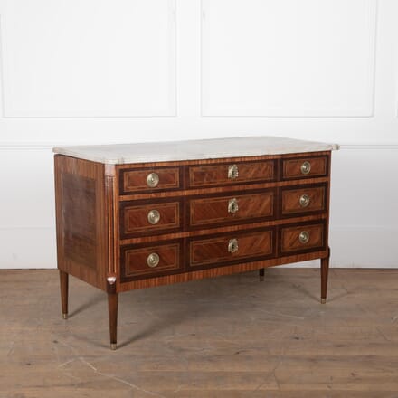 18th Century French Louis XVI Parquetry Commode CC3929705