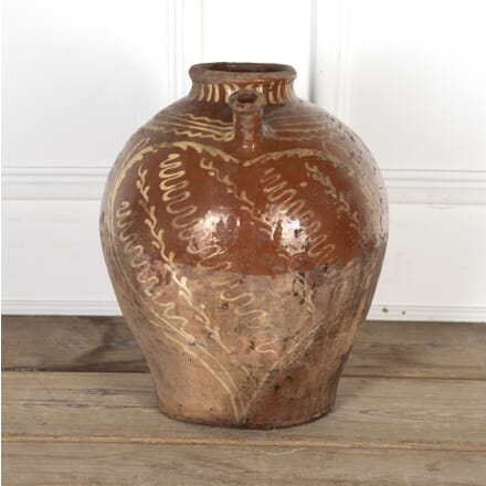 18th Century French Walnut Oil Jar DA9023350