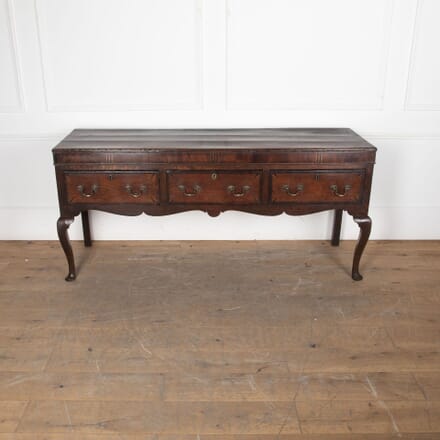 18th Century Geo III Oak and Mahogany Dresser CO0331417