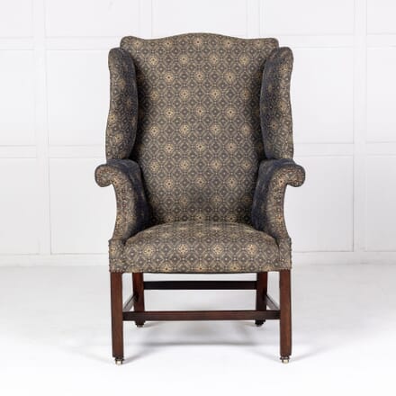 18th Century George III Mahogany Wing Chair CH0630663