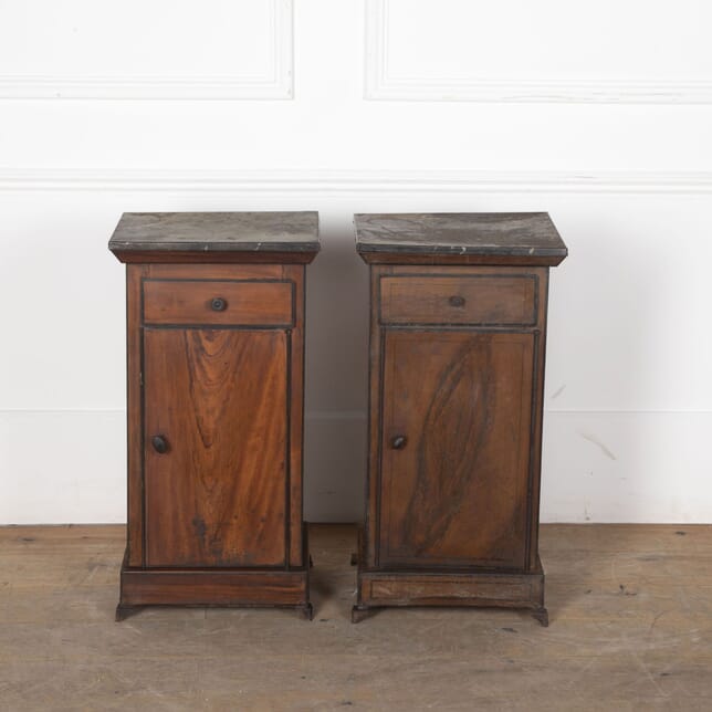 18th Century Pair of French Directoire Tole Bedside tables BD3730917