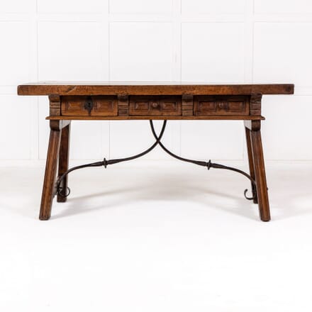 18th Century Spanish Walnut Trestle Table CO0634000