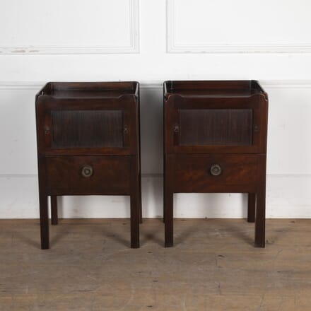 18th Century Tambour Fronted Bedside Commodes CC1025358