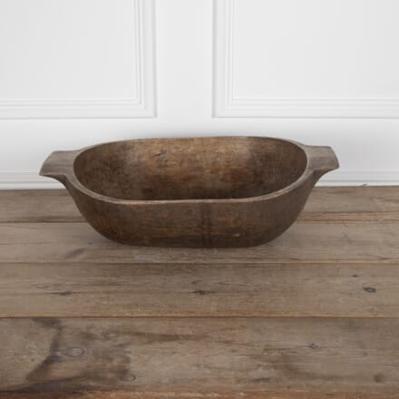 18th Century Turkish Carved Wooden Bowl DA7328900