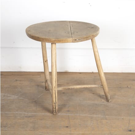 18th Century Welsh Sycamore Cricket Table TC6925107