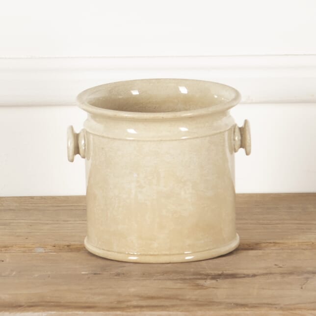 19th Century French Glazed Handled Pot with Handles DA4414103