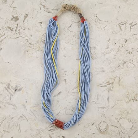 19th Century Nigerian Tribal Glass Bead Necklace LS4423379