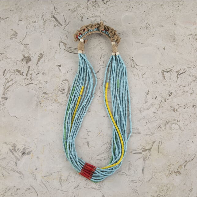 19th Century Nigerian Tribal Glass Bead Necklace LS4423378