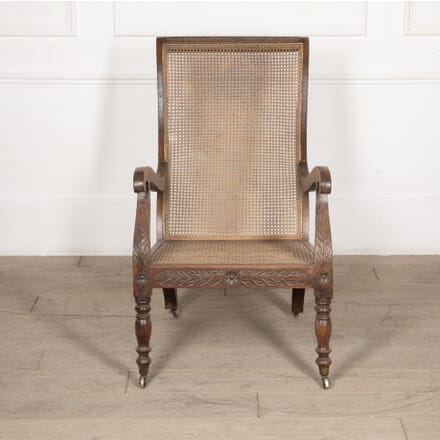 19th Century Anglo-Indian Rosewood Bergere Chair CH4028349