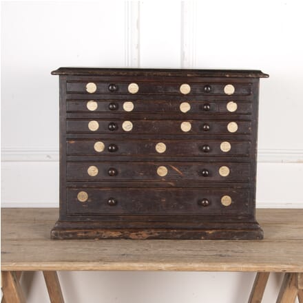 19th Century Bank Of Collectors Drawers BU6923795