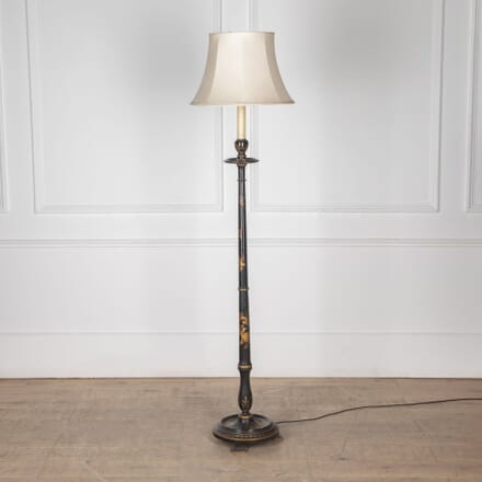 19th Century Black Lacquered Standard Floor Lamp LF8033277
