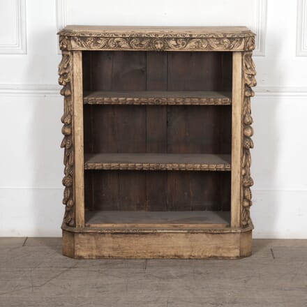 19th Century Bleached Oak Bookcase BK8426850