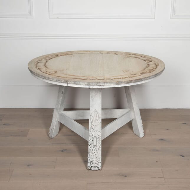 19th Century Bleached Oak Centre Table TC8432066