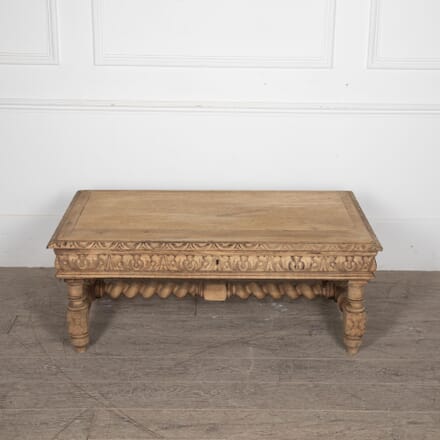 19th Century Bleached Oak Coffee Table CT8430590