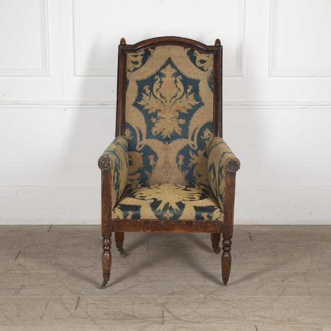 19th Century Burr Elm Library Chair CH0522915