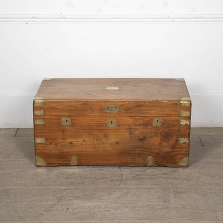 19th Century Camphor Military Campaign Trunk CB1524759