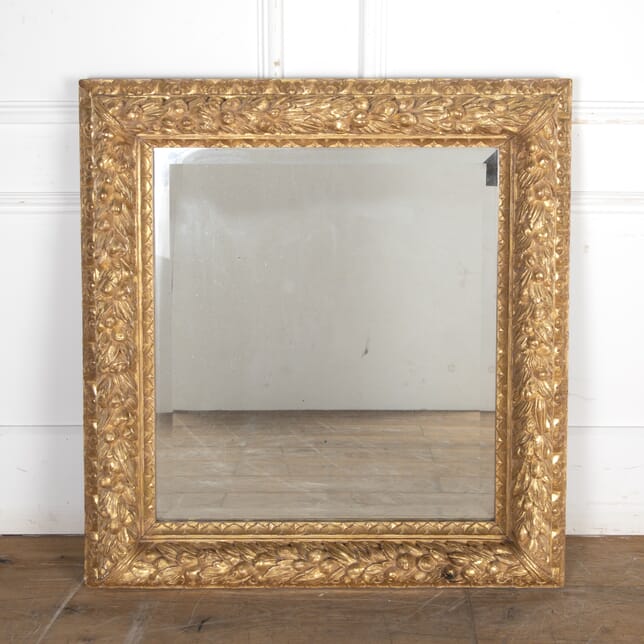 19th Century Carved Wood and Gilt Mirror MI7324255