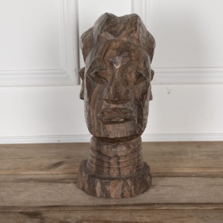 19th Century Carved Wooden Head DA1827920