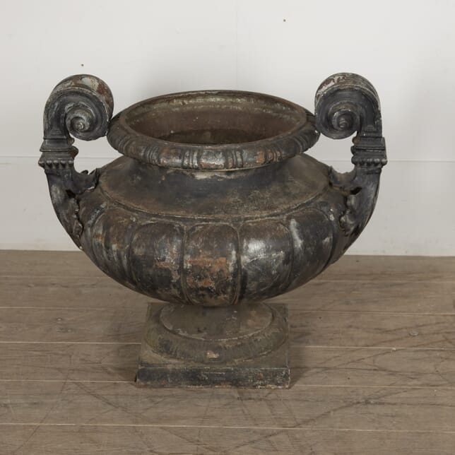 19th Century Cast Iron Urn By Durenne DA3220092