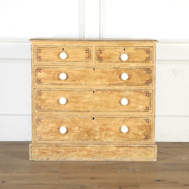 19th Century Chest of Drawers in Original Paint CC9014525