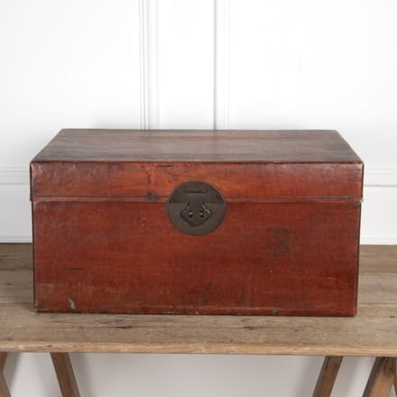 19th Century Chinese Red Trunk CB0226828