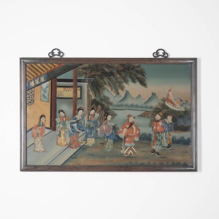 19th Century Chinese Reverse Glass Painting WD0332840