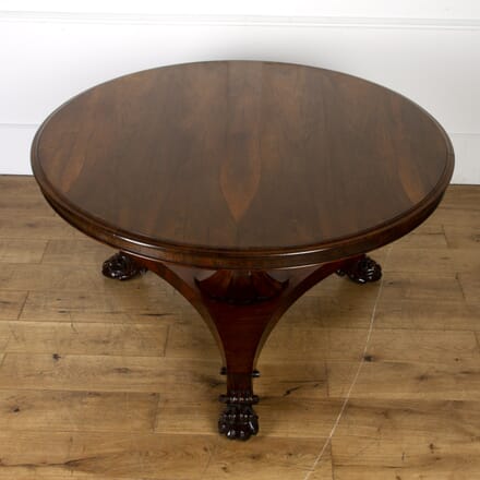 19th Century Circular Rosewood Centre Table TC9617920