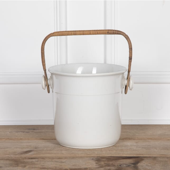 19th Century Creil-Montereau Faience Bucket DA9027361