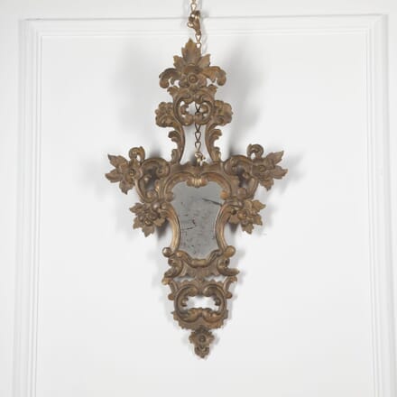 19th Century Crested Mirror MI7231142