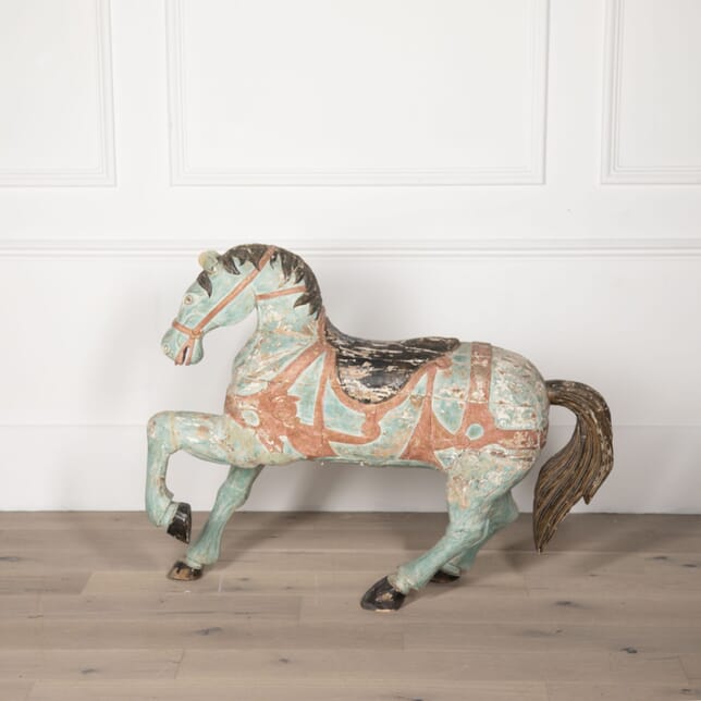 19th Century Decorative Painted Rajasthan Horse WD8431552