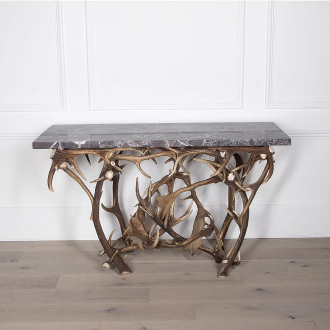 19th Century Deer Horn Console Table CO4631490