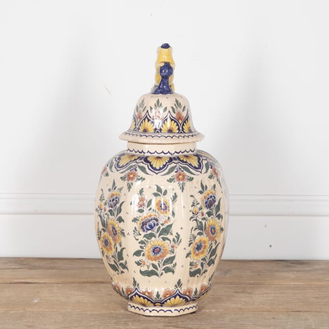 19th Century Delft Ceramic Vase DA2830101