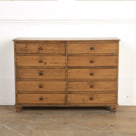 19th Century Ten Drawer Collector’s Cabinet OF3620894