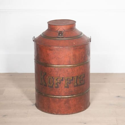 19th Century Dutch Toleware 'Koffee' Wholesaler Cannister DA0433099