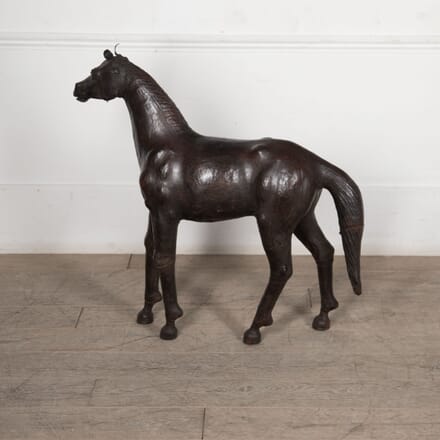 19th Century English Leather Horse DA8426892