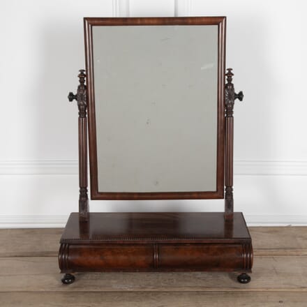 19th Century English Mahogany Dressing Table Mirror MI7328906