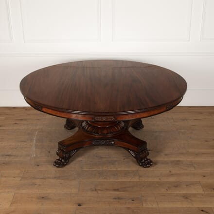 19th Century English Mahogany Centre Table TC0329847