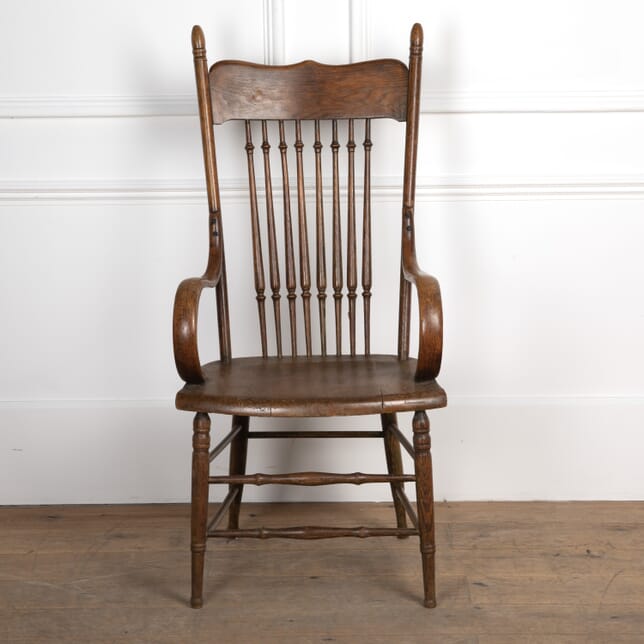 19th Century English Oak Country Chair CH0226826